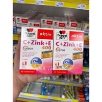 Viên Uống Bố Sung Vitamin Doppelherz C + Zink + E 400 Depot