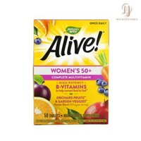 Viên uống bổ sung vitamin Nature's Way Alive Women's 50+ Complete Multivitamin - 50 viên