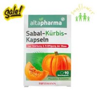 Viên uống bổ thận Altapharma Sabal Kurbis 90 viên của Đức