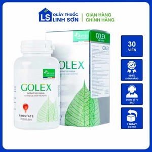 Viên Uống Bổ Thận, Giảm U Xơ Tiền Liệt Tuyến Lành Tính Golex Phytextra 30 Viên