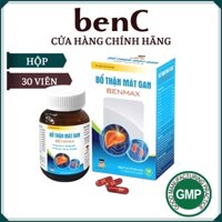 Viên uống bổ thận mát gan BENMAX Benc Hộp 30 viên giúp bổ can thận, mát gan, lợi mật, giảm mẩn ngứa, rôm sẩy
