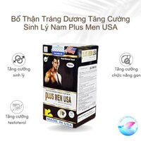 Viên Uống Bổ Thận Tráng Dương Tăng Cường Sinh Lý Nam Plus Men USA