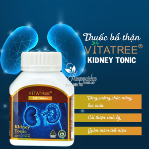 Viên uống bổ thận Vitatree Kidney Tonic - Hộp 100 viên
