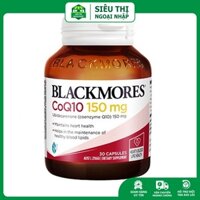 Viên uống bổ tim Blackmore CoQ10 150mg và 300mg Úc, Giúp điều hòa huyết áp ( Hộp 30 Viên )