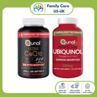 Viên uống bổ tim CoQ10 - Ubiquinol Qunol Mega 120v