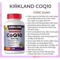 Viên Uống bổ tim CoQ10 300mg Kirkland - Mỹ
