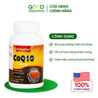 Viên Uống Bổ Tim COQ10 Pharmekal 30mg - Hộp 30 Viên