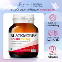 Viên Uống Bổ Tim Hỗ Trợ Sức Khỏe Blackmores CoQ10 150mg Lọ 30 Viên