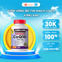 Viên uống Bổ Tim Mạch CoQ10 300mg Kirkland của Mỹ date 09/2024_Hàng nhập khẩu chính hãng