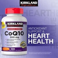 Viên uống bổ tim mạch Kirkland Coenzyme Q10 300mg [ Hàng mỹ ]