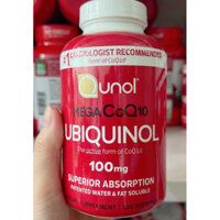 Viên uống bổ tim Qunol Mega Coq10 Ubiquinol 100mg 120 viên