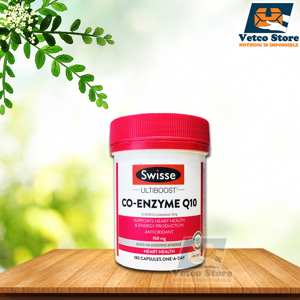 Viên uống bổ tim Swisse Ultiboost Co-Enzyme Q10 150mg 180 viên