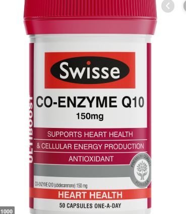 Viên uống bổ tim Swisse Ultiboost Co-Enzyme Q10 150mg 50 viên
