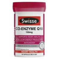 VIÊN UỐNG BỔ TRỢ TIM MẠCH, HUYẾT ÁP SWISSE ULTIBOOST CO-ENZYME Q10 150mg