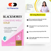 Viên Uống  Bổ Trứng Blackmores Conceive Well Gold Hỗ Trợ Khả Năng Thụ Tha.i