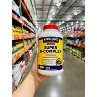 Viên uống bổ Vitamin tổng hợp Super B-Complex with Electrolytes Kirkland 500 viên