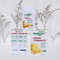 Viên uống bổ xung canxi và vitamin D3 của hãng Altapharma,giúp trẻ tăng chiều cao, xương chắc khỏe, hộp 300 viên