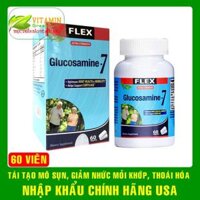 Viên uống bổ xương khớp FLEX Glucosamine-7 Nature Fift tái tạo mô sụn, giảm nhức mỏi khớp  Nhập khẩu chính hãng Mỹ