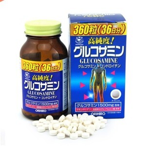 Viên uống bổ xương khớp Glucosamine Orihiro 360 Viên
