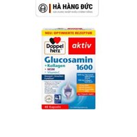 Viên uống bổ xương khớp Doppelherz Glucosamin 1600 Kollagen + MSM + Vitamin C, hộp 40 viên