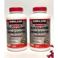Viên uống bổ xương khớp KIRKLAND Signature Glucosamine 1500mg with Chondrotin 1200mg của Mỹ 220 viên