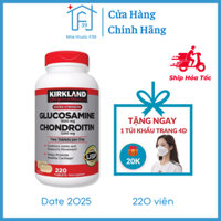 Viên Uống Bổ Xương Khớp Kirkland Glucosamine 1500mg Chondroitin 1200mg giúp tái tạo sụn khớp 220 Viên - Nhà Thuốc F39