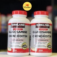 Viên uống bổ xương khớp Glucosamine 1500mg & chondroitin 1200mg 220 viên - Kirkland Mỹ