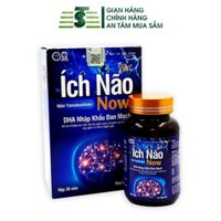 Viên uống bồi bổ Ích Não Now giúp hoạt huyết tăng cường trí nhớ và khả năng tập trung cải thiện chứng hay quên mất ngủ