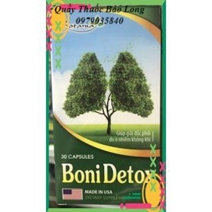 Viên uống Bonidetox - giúp giải độc phổi & ngừa ung thư phổi, 30v