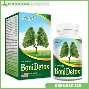 Viên uống Bonidetox - giúp giải độc phổi & ngừa ung thư phổi, 30v