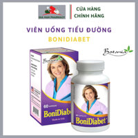 Viên uống BoniDiabet hỗ trợ giảm glucose máu, giảm cholesterol, cải thiện tiểu đường - Hộp 60 viên - Gia Hân