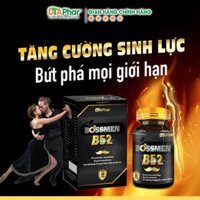 Viên uống BOSSMEN B52 Hỗ trợ bổ thận tráng dương tăng cường sinh lực cho nam giới trong giai đoạn chuẩn bị sinh con Hộp 30 viên Tâm An Pharma