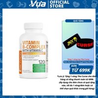 Viên uống Bronson - Vitamin B Complex + Vitamin C (120 viên) - Hỗ Trợ Sức Khỏe Tổng Thể Chính Hãng