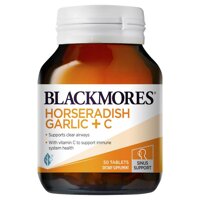 Viên uống cải ngựa, tỏi, C làm giảm các triệu chứng cảm lạnh Blackmores Horseradish Garlic + C 90 viên