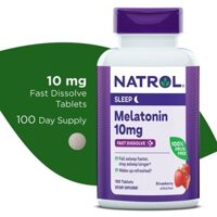 Viên uống cải thiện giấc ngủ Natrol Melatonin Sleep 10mg