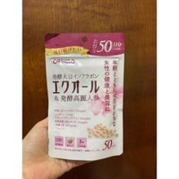 Viên uống cải thiện tăng cường nội tiết tố Equol Orihiro Nhật bản 50 ngày, giải tỏa stress tăng độ đàn hồi cho da