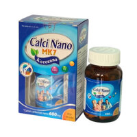 Viên uống Calci Nano MK7 Koreanna, Lọ 30 viên  - Giúp xương chắc khỏe , cải thiện tình trạng loãng xương, Vinaphar