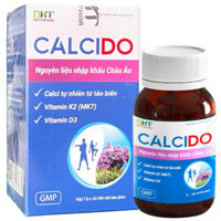Viên uống Calcido, hỗ trợ bổ sung canxi, Vitamin D3, Vitamin K2