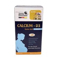 Viên uống Calcium D3 Oyster Shell Sanct Bernhard hỗ trợ xương răng chắc khỏe Hộp 60 viên