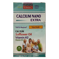 Viên uống Calcium nano extra nhập khẩu 30 viên