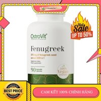 Viên Uống Cân Bằng Đường Trong Máu Ostrovit Fenugreek VEGE (90 viên) - Tăng Ham Muốn, Phát Triển Cơ Bắp