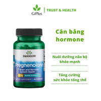 Viên uống cân bằng hormone và trí não Swanson Pregnenolone Super Strength 50mg 60 viên