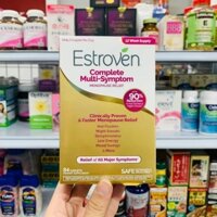 Viên uống cân bằng nôị tiết tố ESTROVEN 𝐂𝐎𝐌𝐏𝐋𝐄𝐓𝐄 𝐌𝐔𝐋𝐓𝐈-𝐒𝐘𝐌𝐏𝐓𝐎𝐌 𝐌𝐄𝐍𝐎𝐏𝐀𝐔𝐒𝐄 𝐑𝐄𝐋𝐈𝐄𝐅 𝟖𝟒 𝐂𝐀𝐏𝐋𝐄𝐓𝐒 🇺🇸