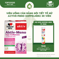 Viên uống cân bằng nội tiết tố nữ Active-Meno Doppelherz hỗ trợ cân bằng nội tiết tố nữ, bổ sung canxi hộp 30 viên