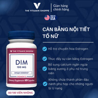 Viên uống cân bằng nội tiết tố nữ THE VITAMIN SHOPPE Dim 100 MG 60 viên