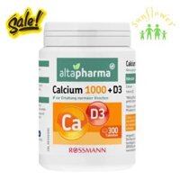 Viên uống canxi Altapharma Calcium + Vitamin D3 300 viên của Đức