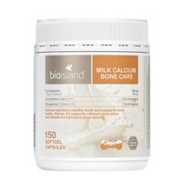 Viên uống canxi Bio Island Milk Calcium Bone Care Úc 150 viên