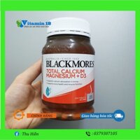 Viên uống Canxi Blackmores Úc, Total Calcium Magnesium D3 200 viên - Úc