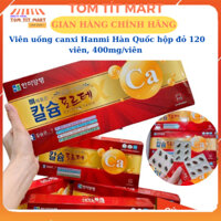 Viên uống canxi calcium forte Hanmi 120 viên, Hàn Quốc, dúp xương chắc khỏe, phòng chống loãng xương