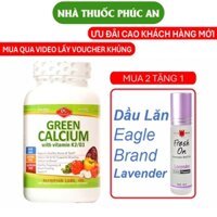 Viên uống canxi hữu cơ cho bà bầu và mọi lứa tuổi Olympian Labs Green Calcium 100 viên